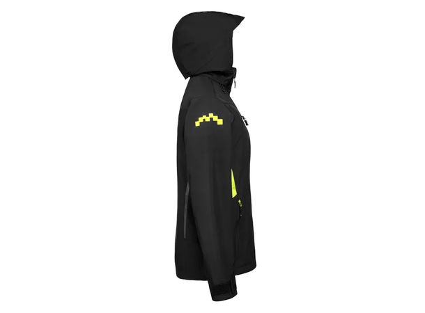 Univern Softshelljakke Protec 9410 Svart/Gul XS