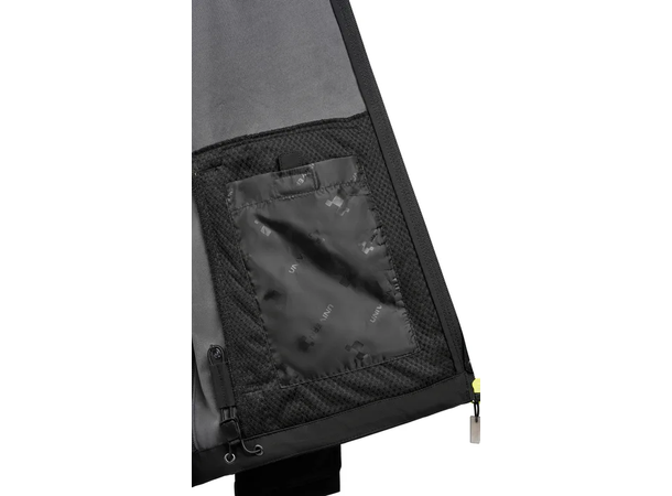 Univern Softshelljakke Protec 9410 Svart/Gul XS