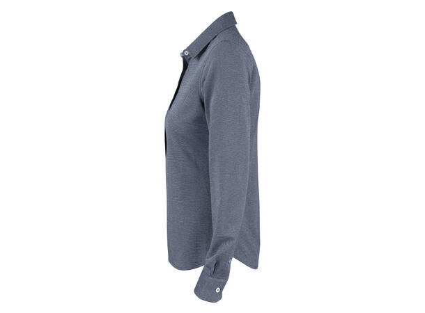 James Harvest Burlingham Jersey Skjorte Marineblå XS