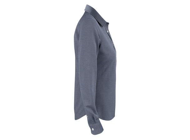James Harvest Burlingham Jersey Skjorte Marineblå XS