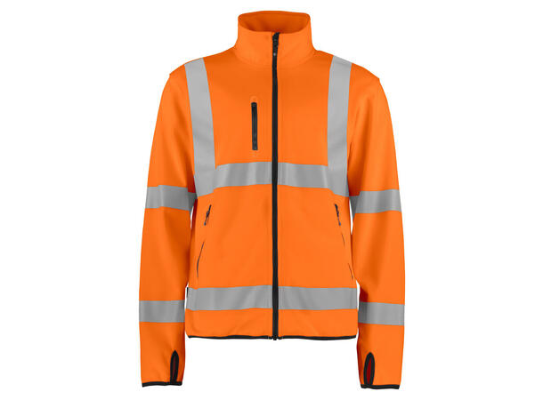 Projob 6105 Lite Softshell Jacket HV CL Oransje XS