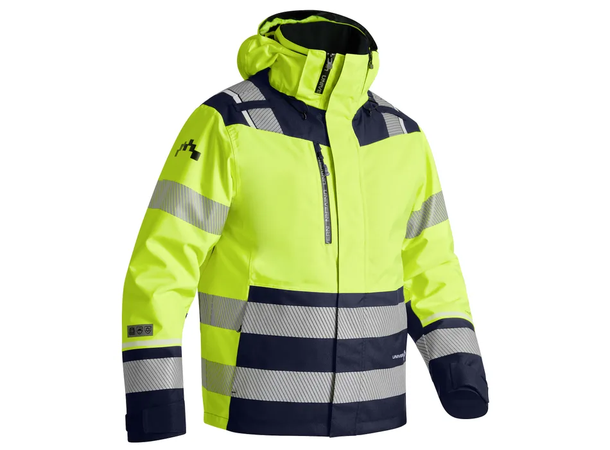 VINTERJAKKE 2-IN-1 PROTEC 87323 KL. 2/3 Gul/Marineblå XS