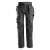 Snickers 6923 FlexiWork Gulvleggerbukse Svart D92 