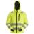 Snickers 8039 AllroundWork hettejakke HiVis Gul, str.XS Kl.2/3 