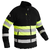 UNIVERN BRYNE FLEECEJAKKE KL. 1 Svart/HiVis Gul XS 