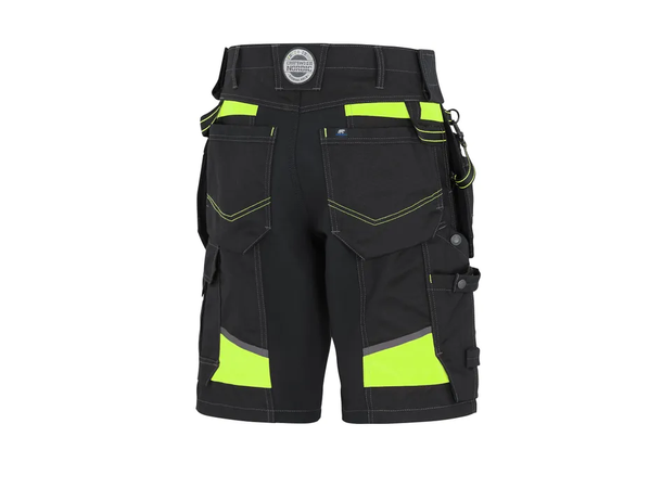 BJÖRNKLÄDER HÅNDVERSSHORTS STRETCH Svart/Gul C44