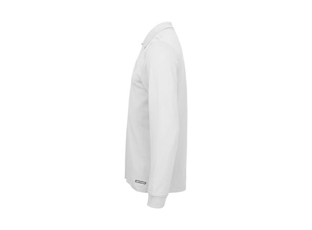CUTTER & BUCK ADVANTAGE POLO LS MEN Hvit S