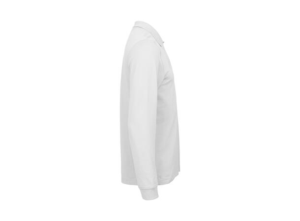 CUTTER & BUCK ADVANTAGE POLO LS MEN Hvit S