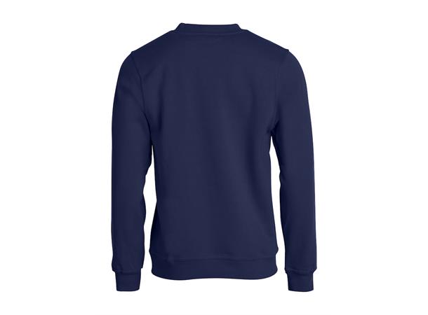 Clique Basic Roundneck Marineblå str. M