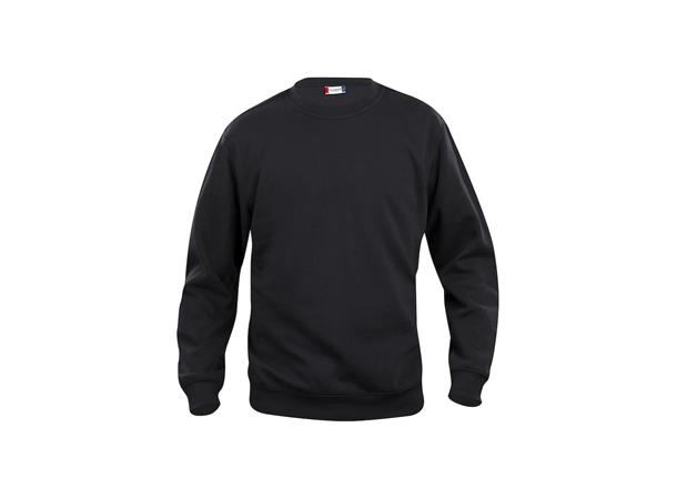 Clique Basic Roundneck Svart str. XXL