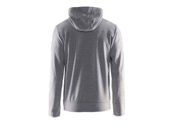 Craft Leisure Full Zip Hood M Gråmelert str. 4XL