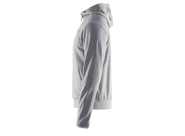 Craft Leisure Full Zip Hood M Gråmelert str. 4XL