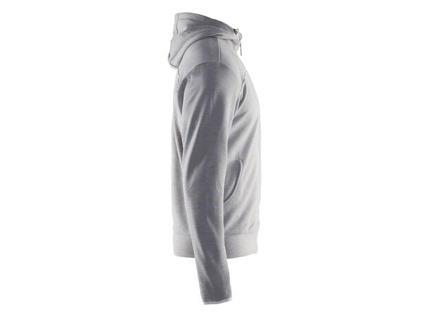 Craft Leisure Full Zip Hood M Gråmelert str. 4XL