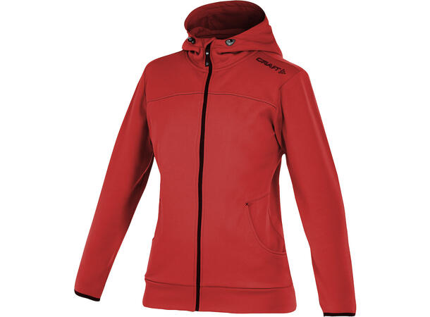 Craft Leisure Full Zip Hood W Rød str. XS