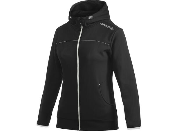 Craft Leisure Full Zip Hood W Svart str. XS