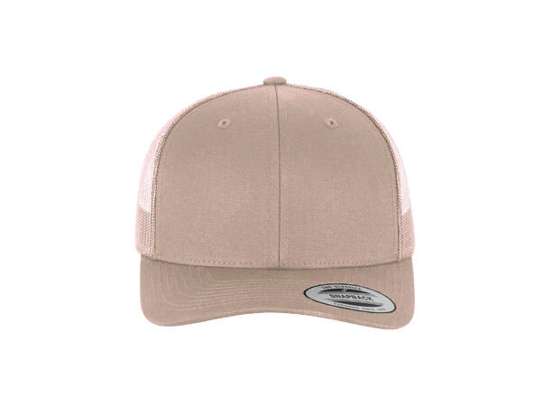 FLEXFIT FL6606 RETRO TRUCKER Khaki One size
