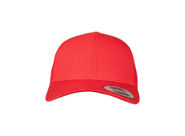 FLEXFIT FL6606 RETRO TRUCKER Rød One size