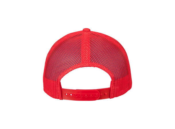 FLEXFIT FL6606 RETRO TRUCKER Rød One size