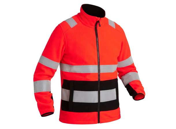 Gesto Essential Fleecejakke KL 2/3 HiVis Rød XS