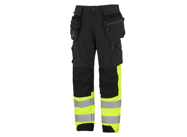 HÅNDVERKSBUKSE MOTION 238-1 FULL STRETCH Gul/Svart C44