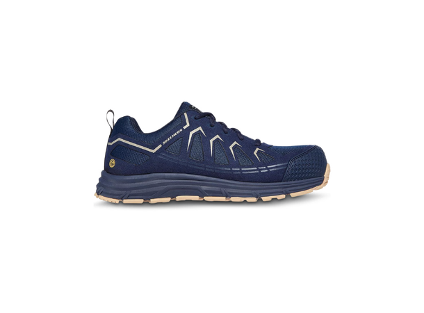 Skechers Malad II Safety Shoe S1P Marineblå 41