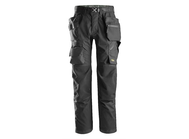 Snickers 6923 FlexiWork Gulvleggerbukse Svart D92