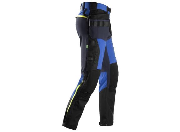 Snickers 6940 FlexiWork Håndverksbukse Blå/Marineblå, str.044 stretch