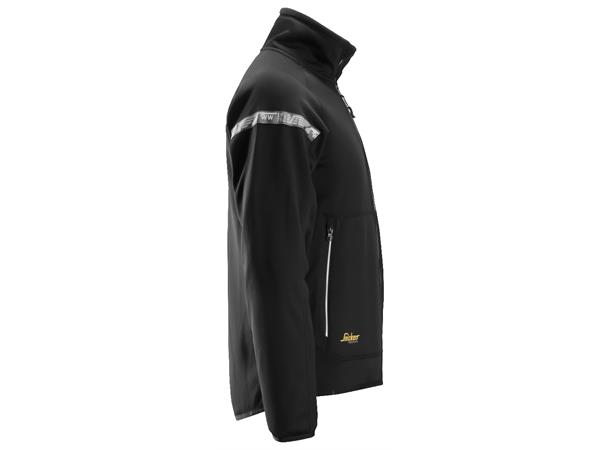Snickers 8004 AllroundWork fleecejakke Svart, str.XS