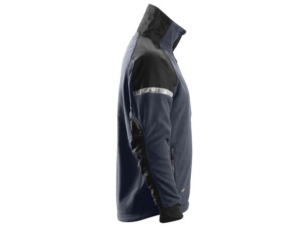 Snickers 8005 AllroundWork Fleecejakke Marineblå/Svart L