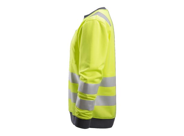 Snickers 8037 High-Vis Genser Kl.2/3 HiVis Gul XS