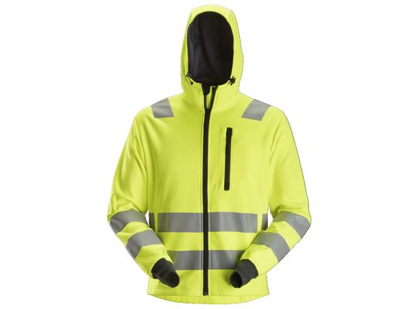 Snickers 8039 AllroundWork hettejakke HiVis Gul, str.XS Kl.2/3