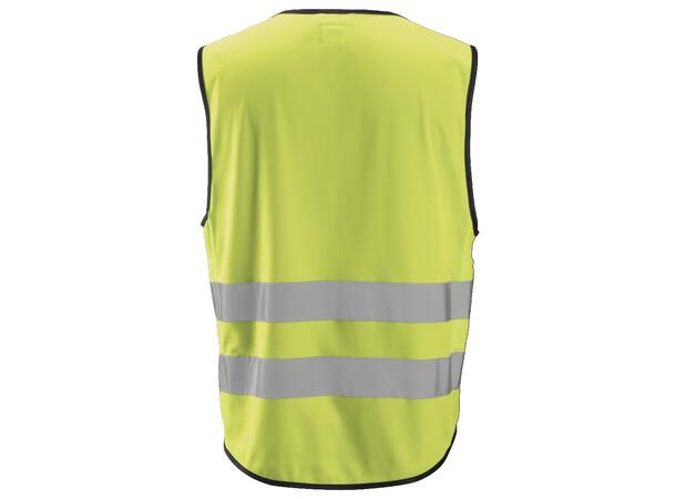 Snickers 9153 HiVis-Vest HiVis Gul, str.S/M Kl.2