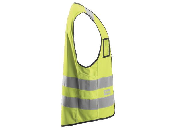 Snickers 9153 HiVis-Vest HiVis Gul, str.S/M Kl.2
