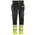 Snickers Bukse 6935 Svart/Gul C50 