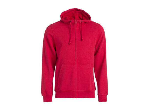 Clique Basic Full Zip Mens Rød XS