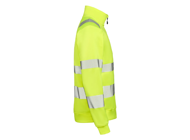Gesto G235 Essential Halfzip Sweatshirt HiVis Gul S