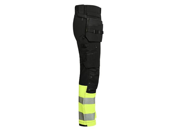 Gesto Håndverksbukse Elevate G531 KL 1 Svart/Gul D88