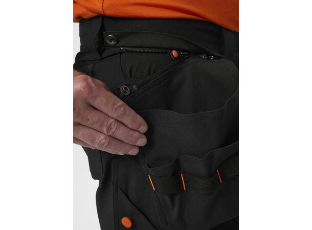 Helly Hansen Kensington Håndverksbukse Svart, str.C54