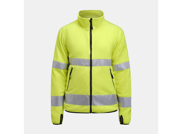 Jobman HV Fleece KL 3 HiVis Gul XS