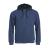 Clique Classic Hoody Full Zip Blåmelert str. 3XL 