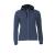 Clique Classic Hoody Full Zip Dame Blåmelert str. XXL 