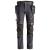 Snickers 6955 FlexiWork+ Arbeidsbukse Blå, str.044 denim m/hylsterlommer 