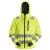 Snickers 8039 AllroundWork hettejakke HiVis Gul, str.S Kl.2/3 