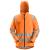 Snickers 8233 HiVis-PU-regnjakke HiVis Oransje, str.XL Kl.3 