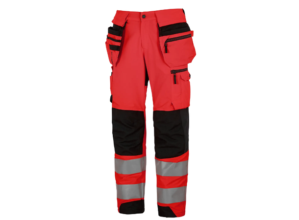 BJÖRNKLÄDER MOTION HÅNDVERKSBUKSE FS KL2 Rød/Svart D88