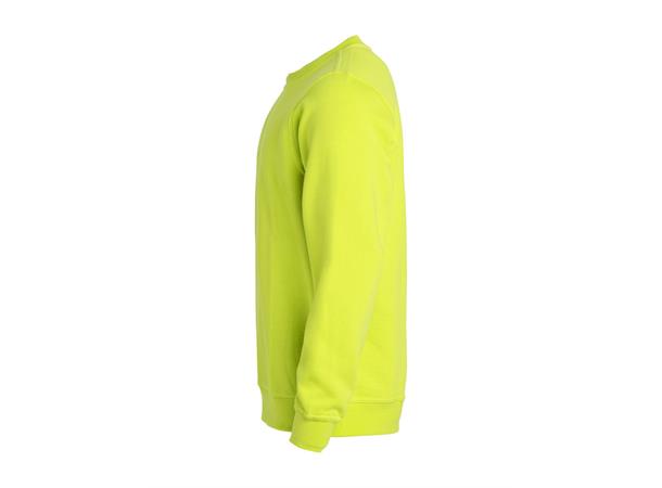 Clique Basic Roundneck HiVis Grønn str. 3XL