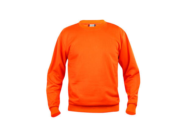 Clique Basic Roundneck HiVis Oransje str. M