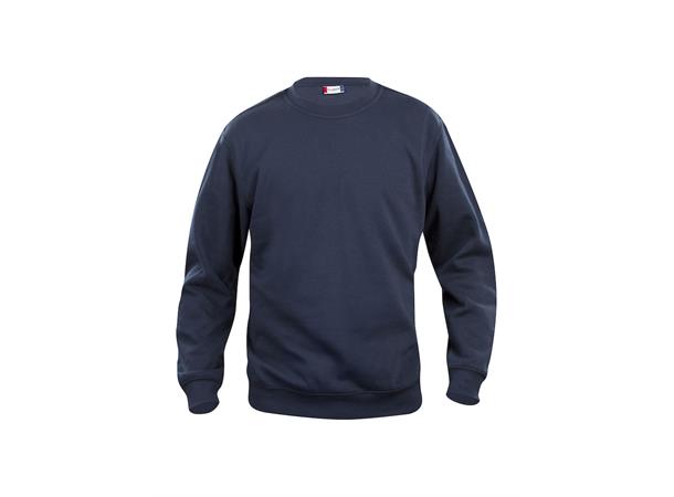 Clique Basic Roundneck Marineblå str. 4XL