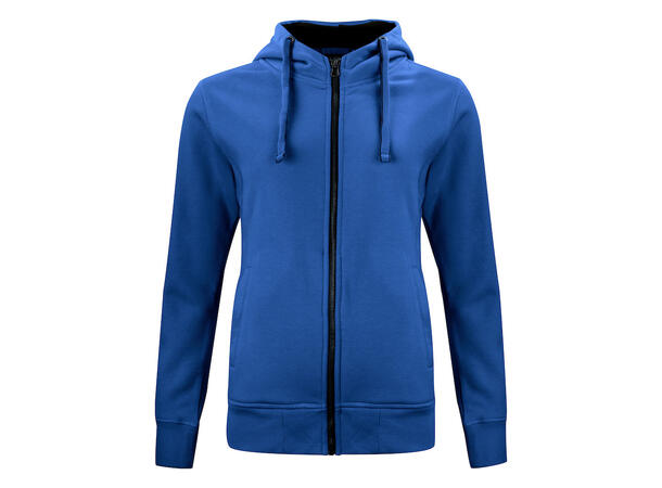 Clique Classic Hoody Full Zip Dame Blå str. S