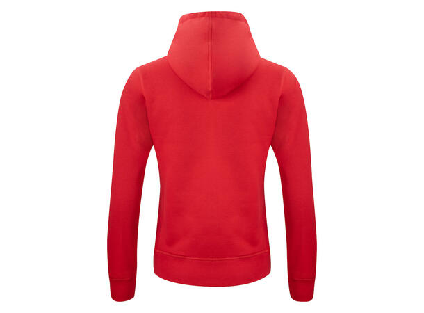 Clique Classic Hoody Full Zip Dame Rød str. M